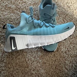 Nike Teal and White Sneakers